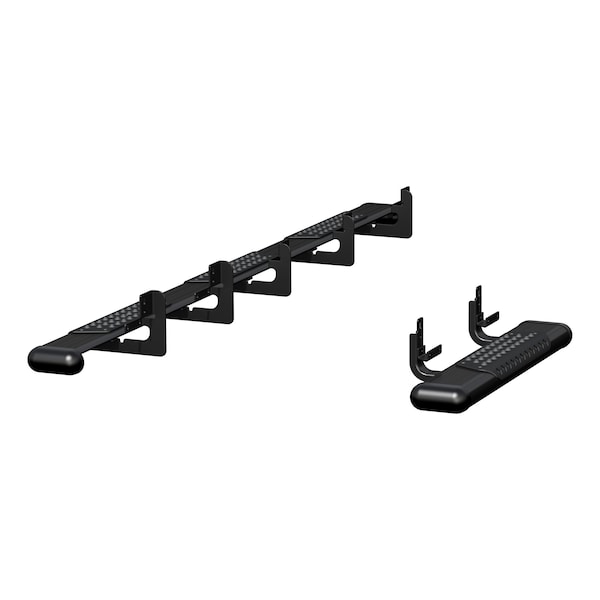 OMega II 6 x 36 100 Black Aluminum Side Steps Select Sprinter